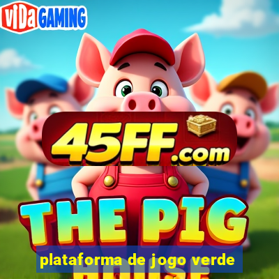 plataforma de jogo verde